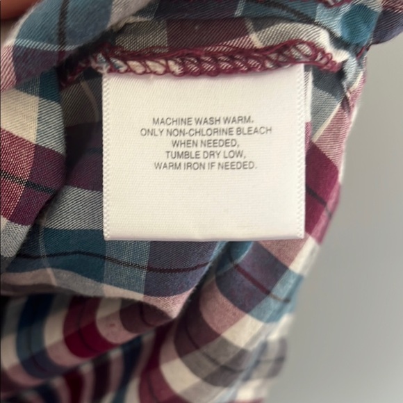 Plaid Long Sleeve Shirt Canyon River Blues - Picture 7 of 10